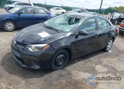 2015 Toyota Corolla Le z USA, uszkodzony, nr VIN 2T1BURHE3FC421128